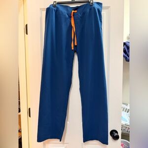 Figs Teal Livingston Scrub Pants
